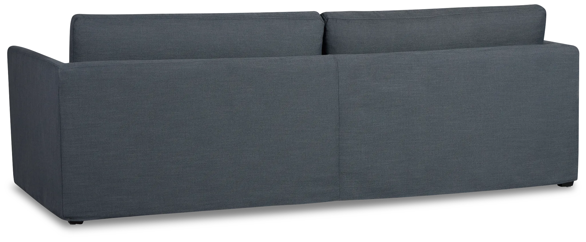 Willow 102" Navy Fabric Sofa