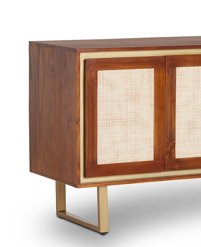 Briar Mid Tone Four-door Cabinet