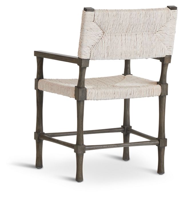 Palma Light Tone Woven Arm Chair