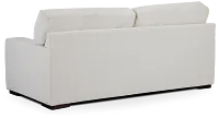 Veronica 90" White Down Sofa