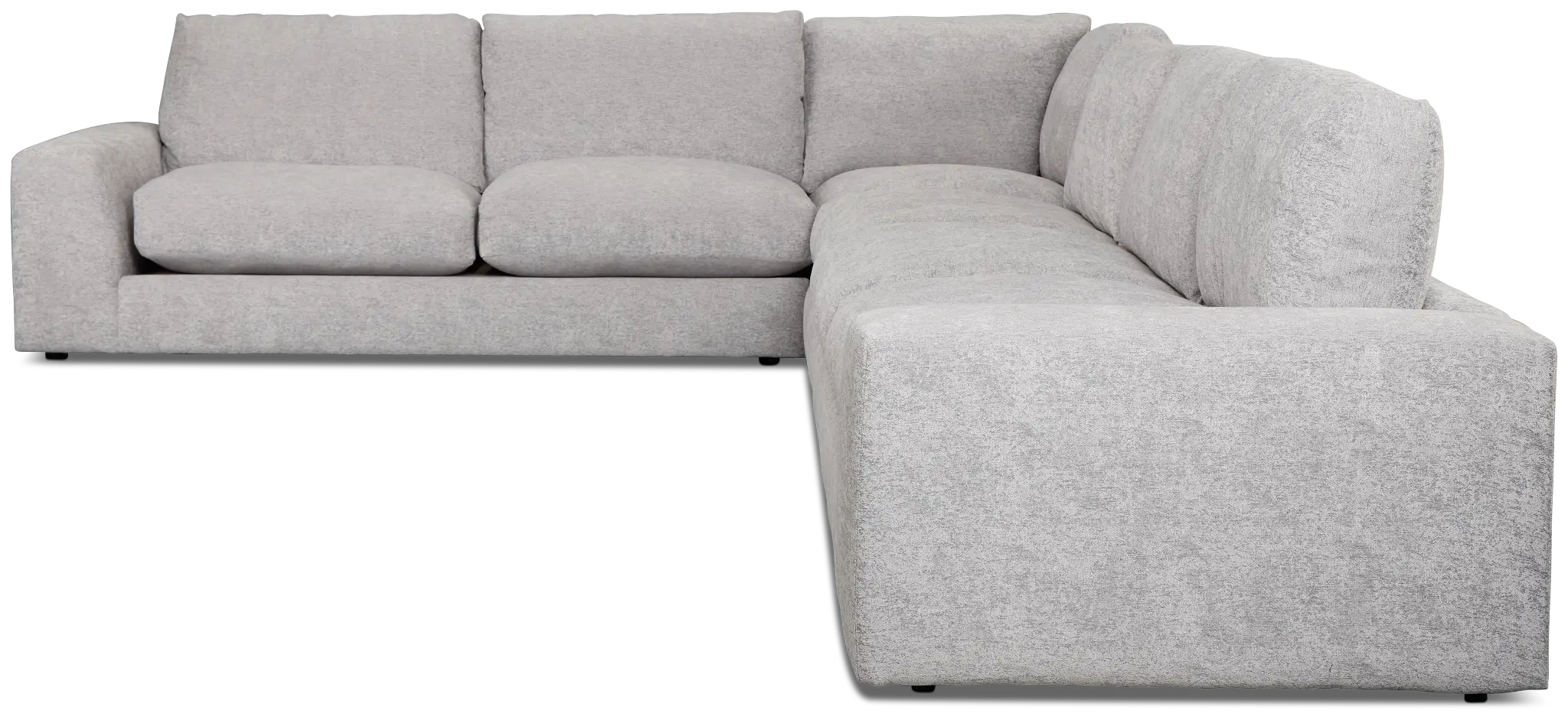 Calista Pewter Fabric Medium Two-arm Sectional Calista Pewter Fabric Medium Two-arm Sectional