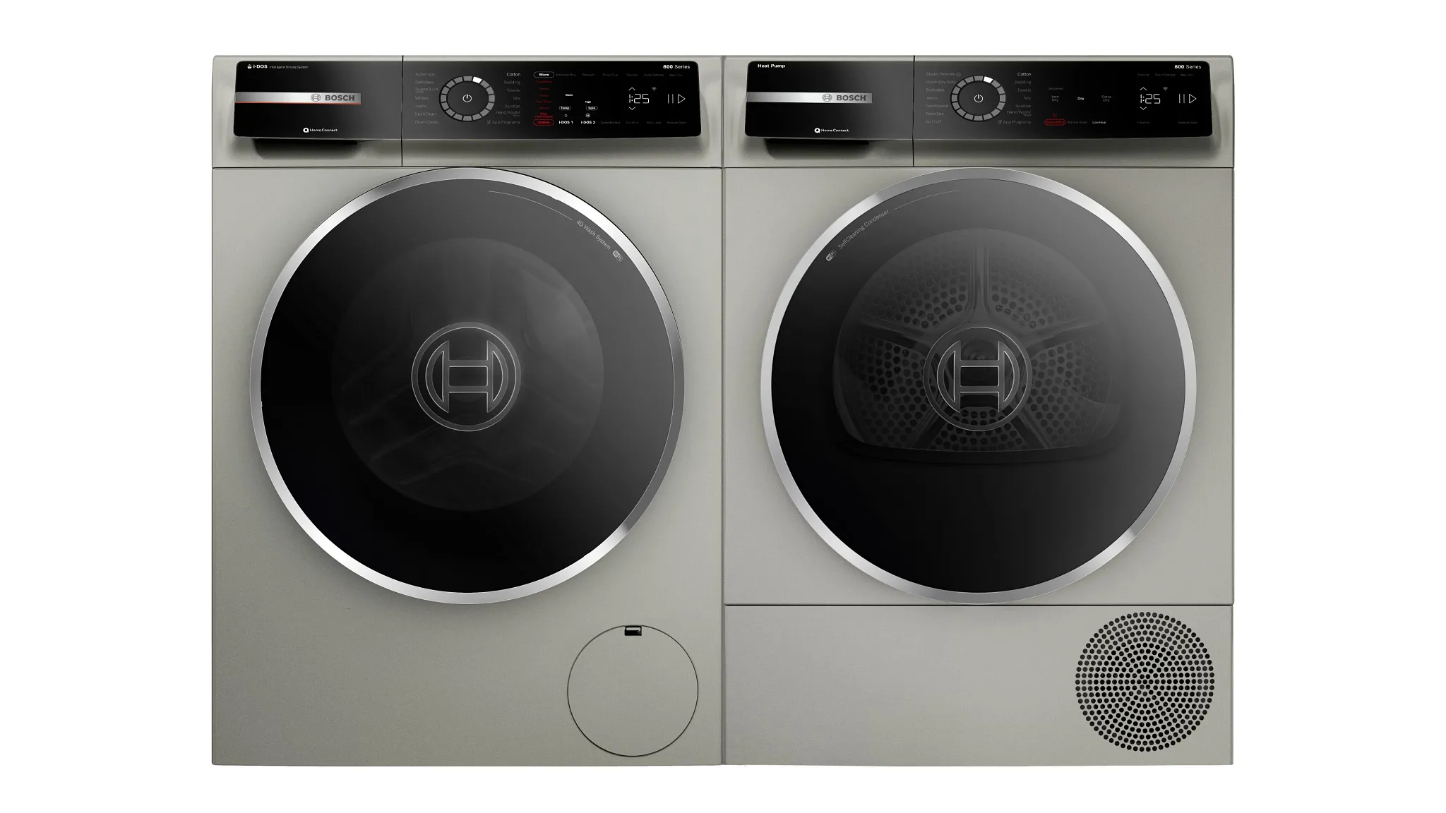 Bosch 800 Series Steel Front Load Electric Dryer