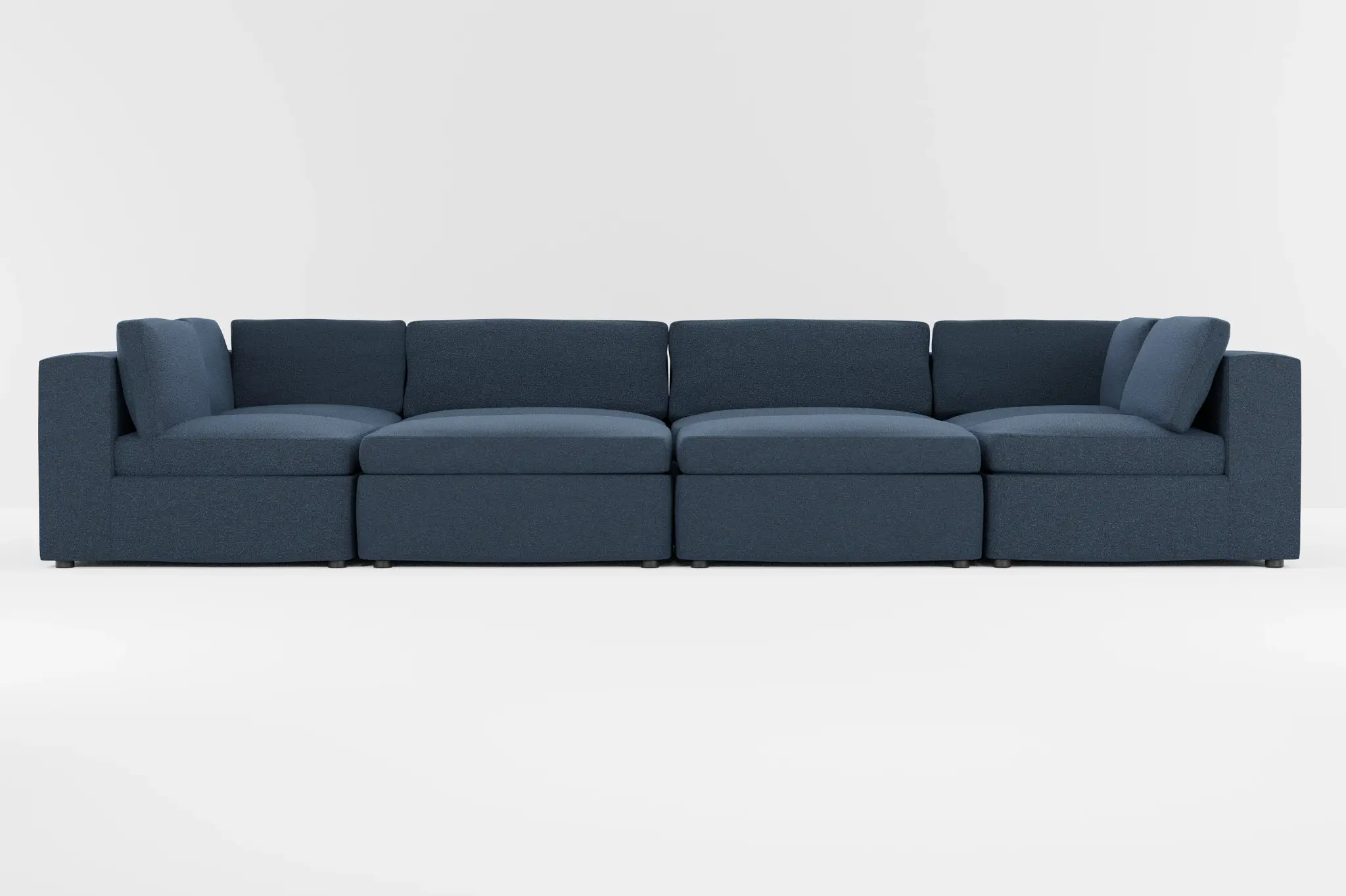 Destin Elite Dark Blue Fabric 8-piece Pit Sectional Destin Elite Dark Blue Fabric 8-piece Pit Sectional