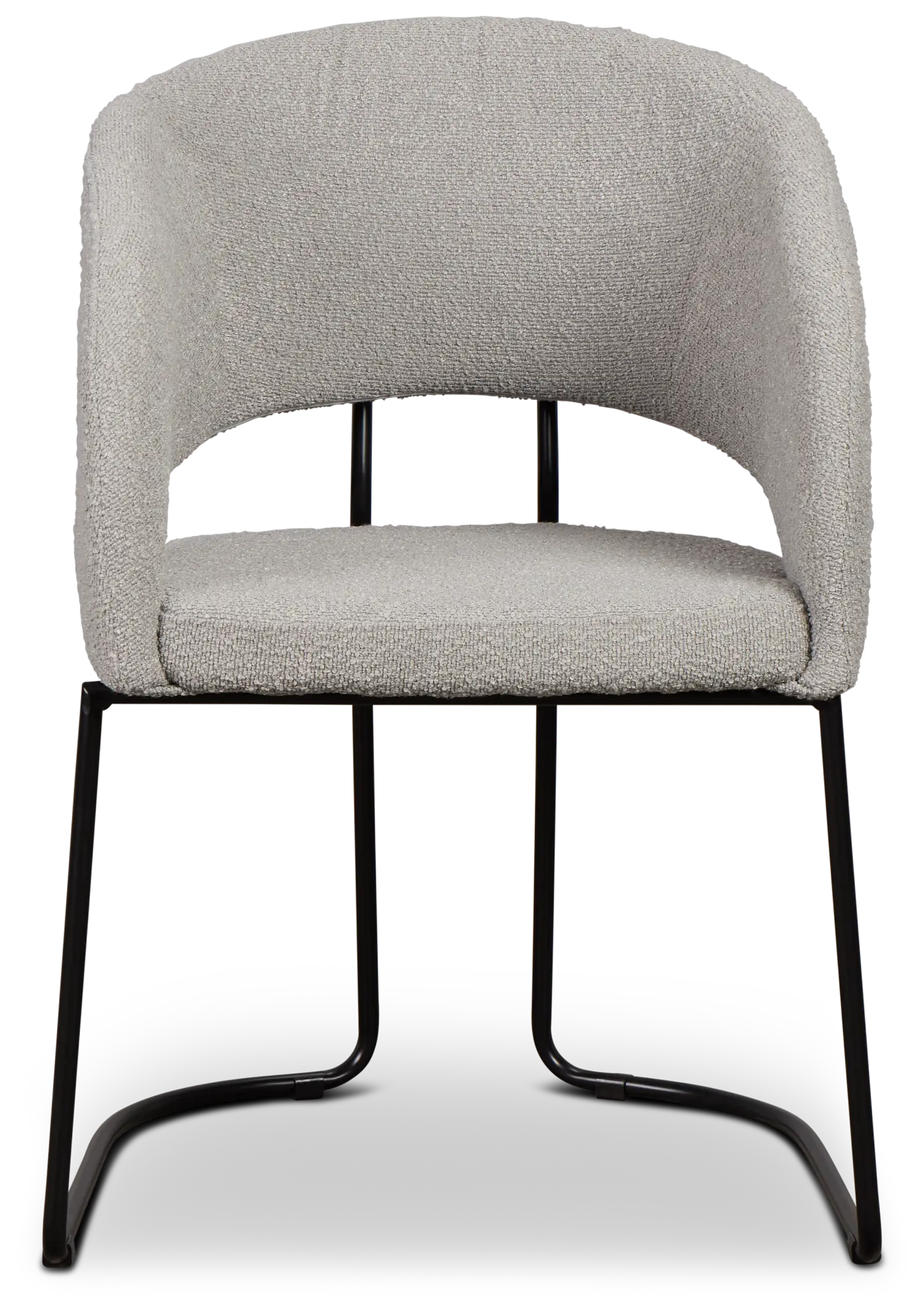 Merrick Gray Round Upholstered Side Chair Merrick Gray Round Upholstered Side Chair