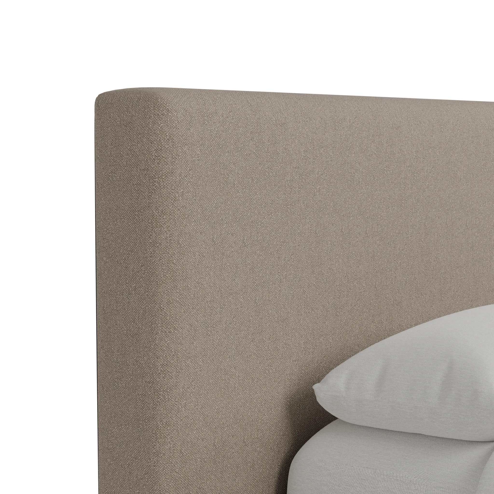 Grayton Elite Brown 44" Upholstered Platform Bed