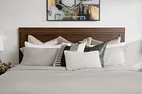 Baxter Gray Lumbar Accent Pillow