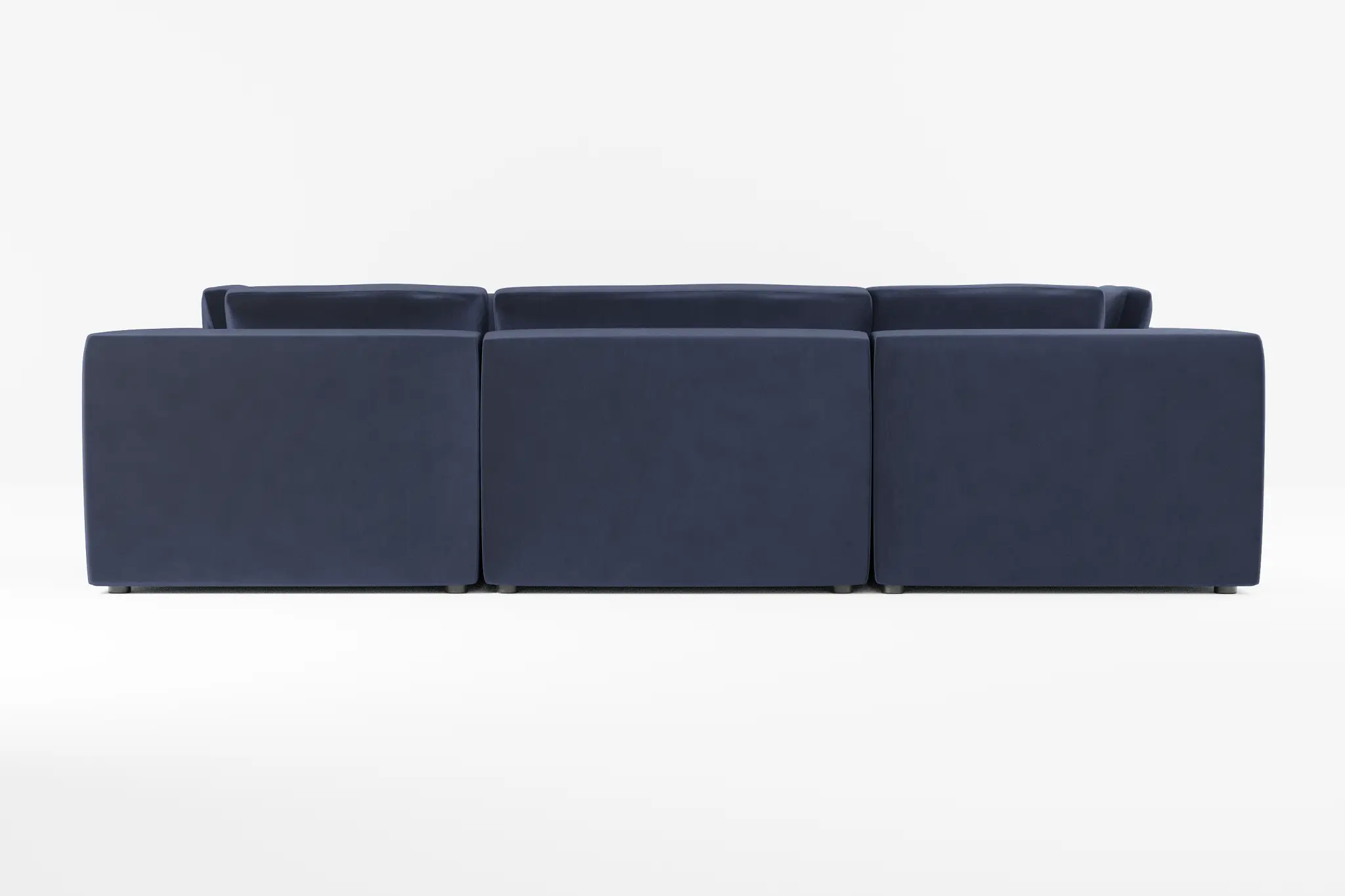 Destin Joya Dark Blue Velvet 8-piece Modular Sectional Destin Joya Dark Blue Velvet 8-piece Modular Sectional
