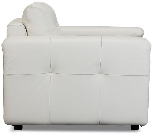 Rowan Light Beige Leather Chair