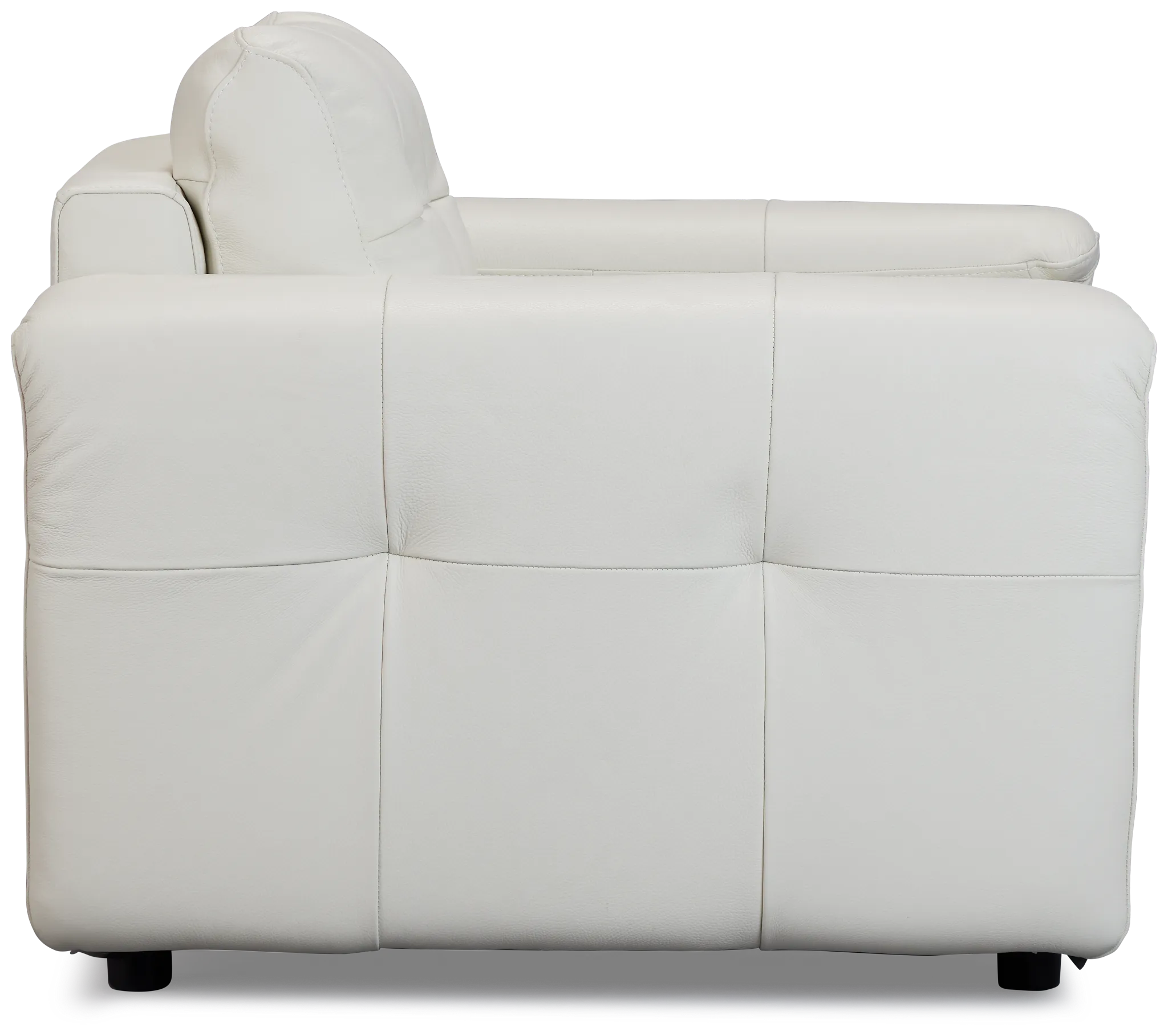 Rowan Light Beige Leather Chair