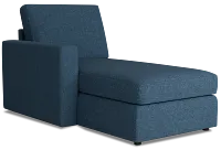 Citymod Blue Fabric Left Chaise