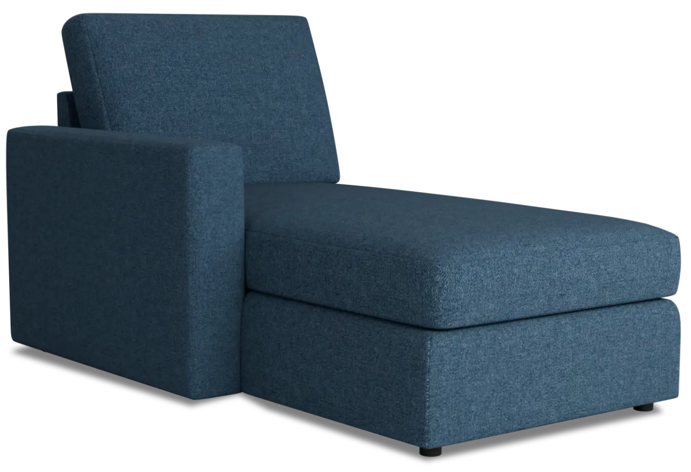 Citymod Blue Fabric Left Chaise Citymod Blue Fabric Left Chaise