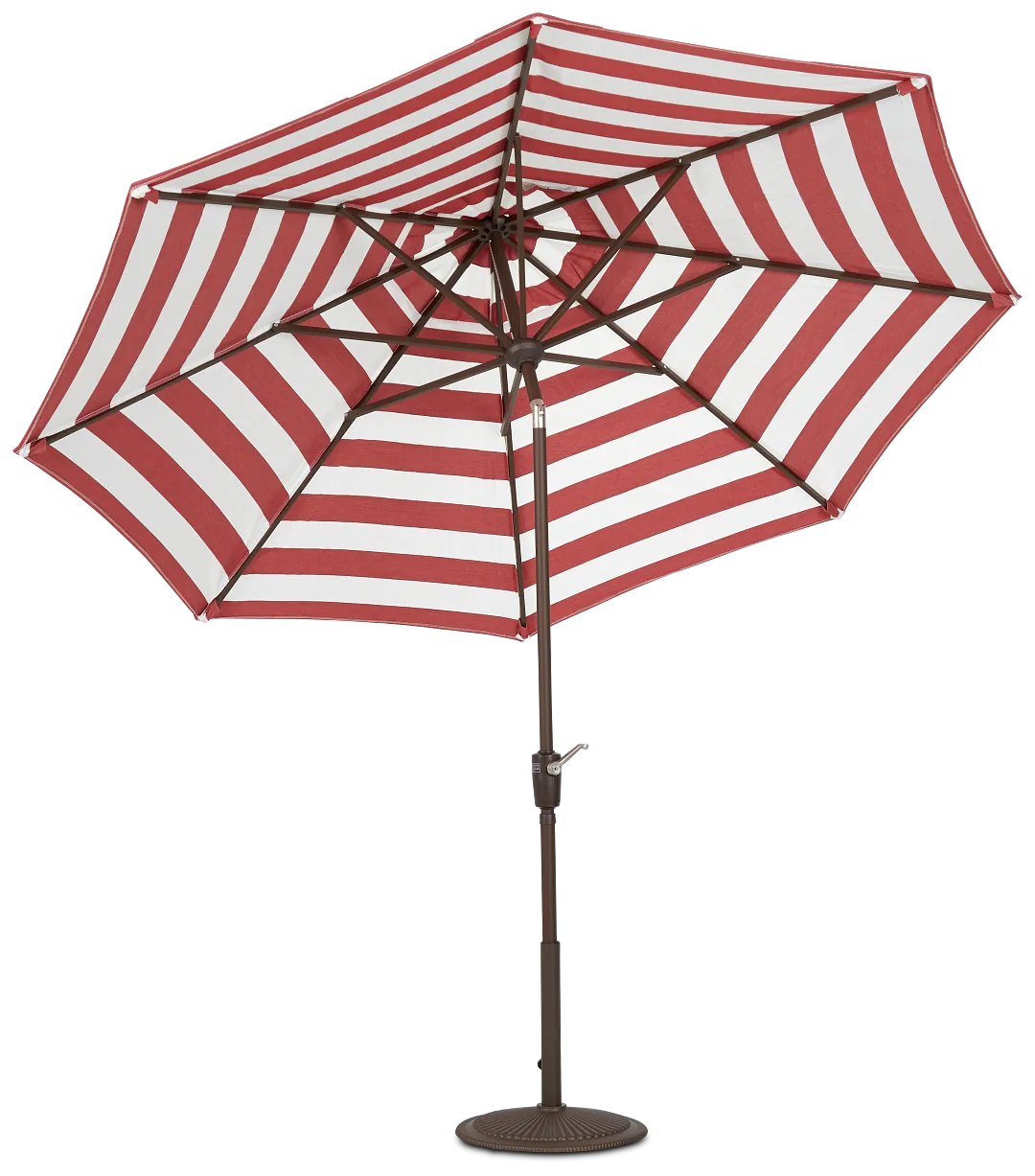 Maui Red Stripe Umbrella Set
