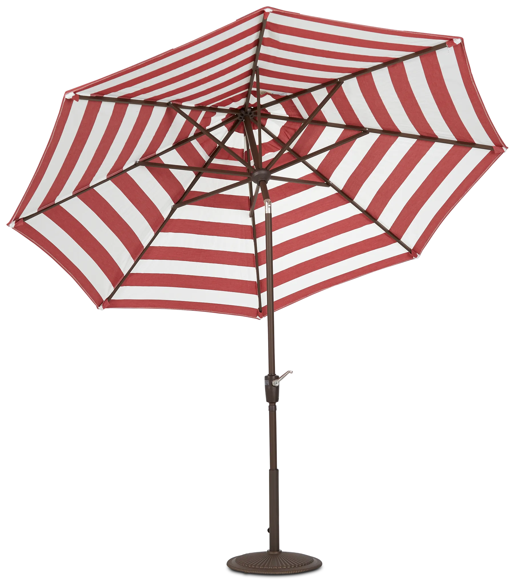 Maui Red Stripe Umbrella Set