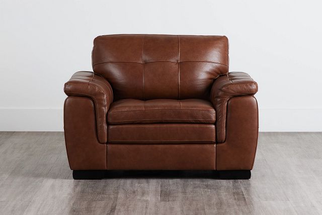 Braden Medium Brown Leather Chair (0)