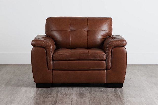 Braden Medium Brown Leather Chair