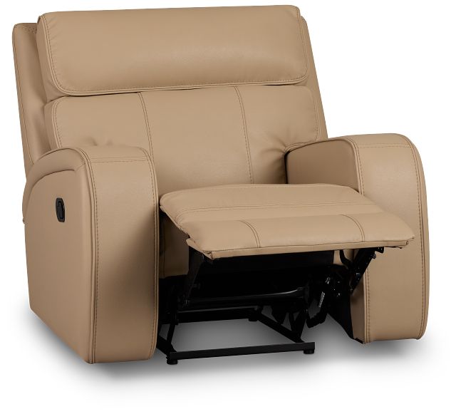 Rhett Taupe Micro Recliner