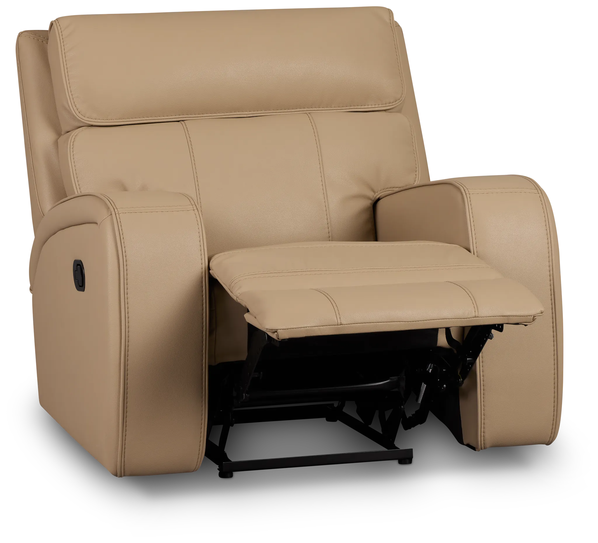 Rhett Taupe Micro Recliner