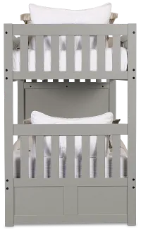Charleston Gray Step Bunk Bed