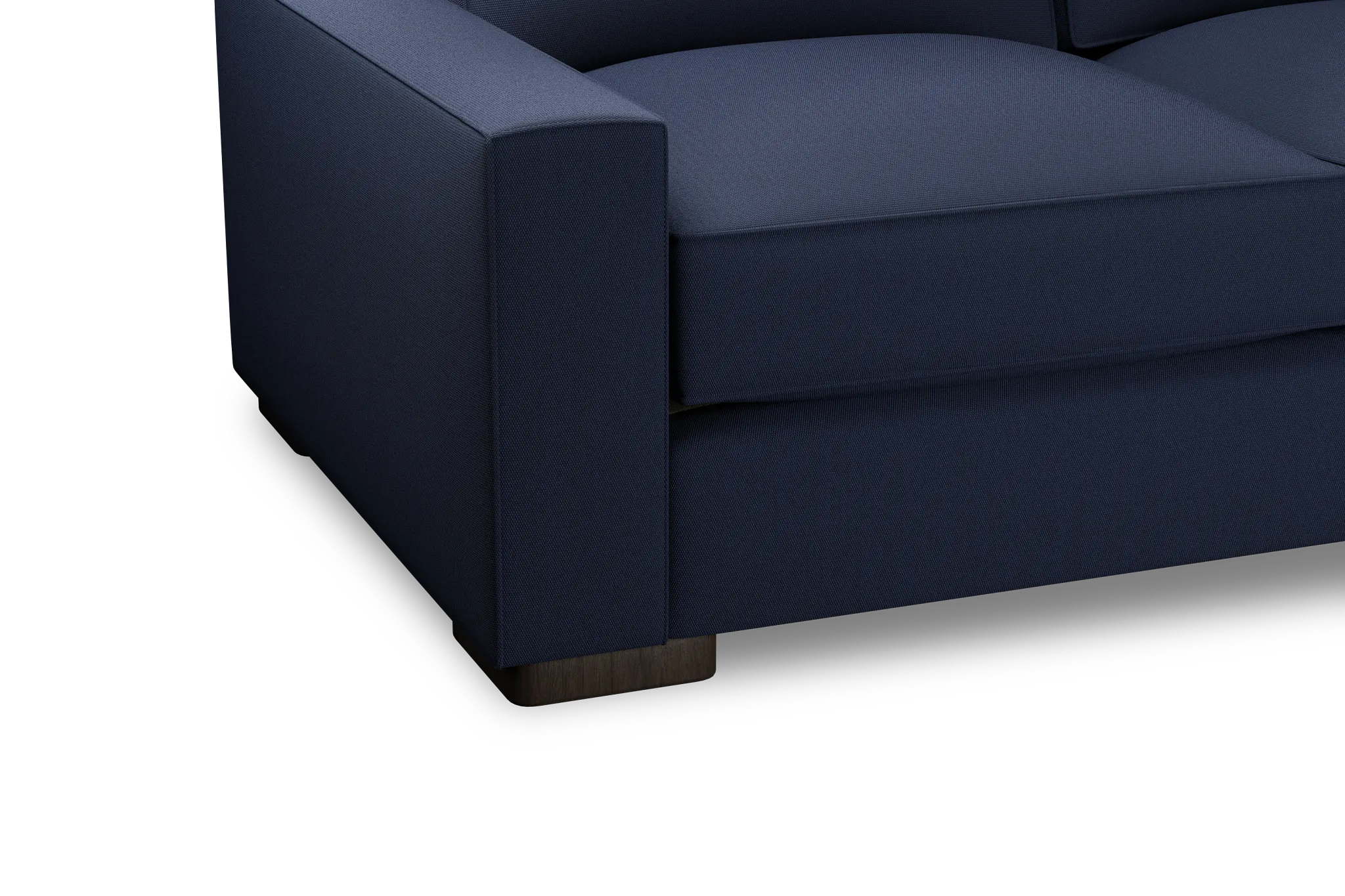 Edgewater Peyton Dark Blue Small Two-arm Sectional