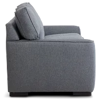 Austin Blue Fabric Memory Foam Sleeper