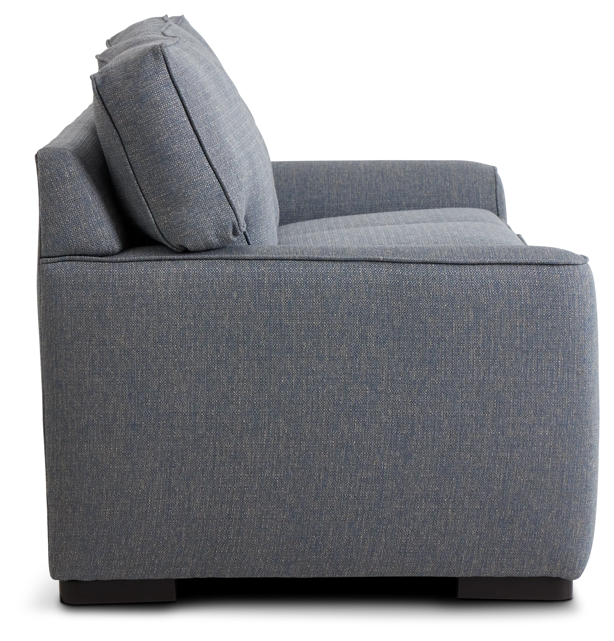 Austin Blue Fabric Memory Foam Sleeper