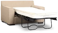 Sinclair Brown Fabric Innerspring Sleeper