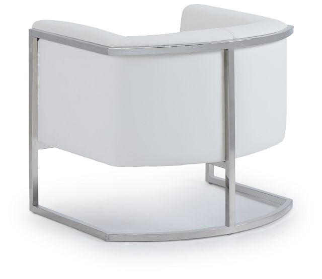 Hale White Micro Accent Chair (4)