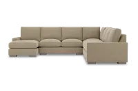 Edgewater Elite Taupe Large Left Chaise Sectional