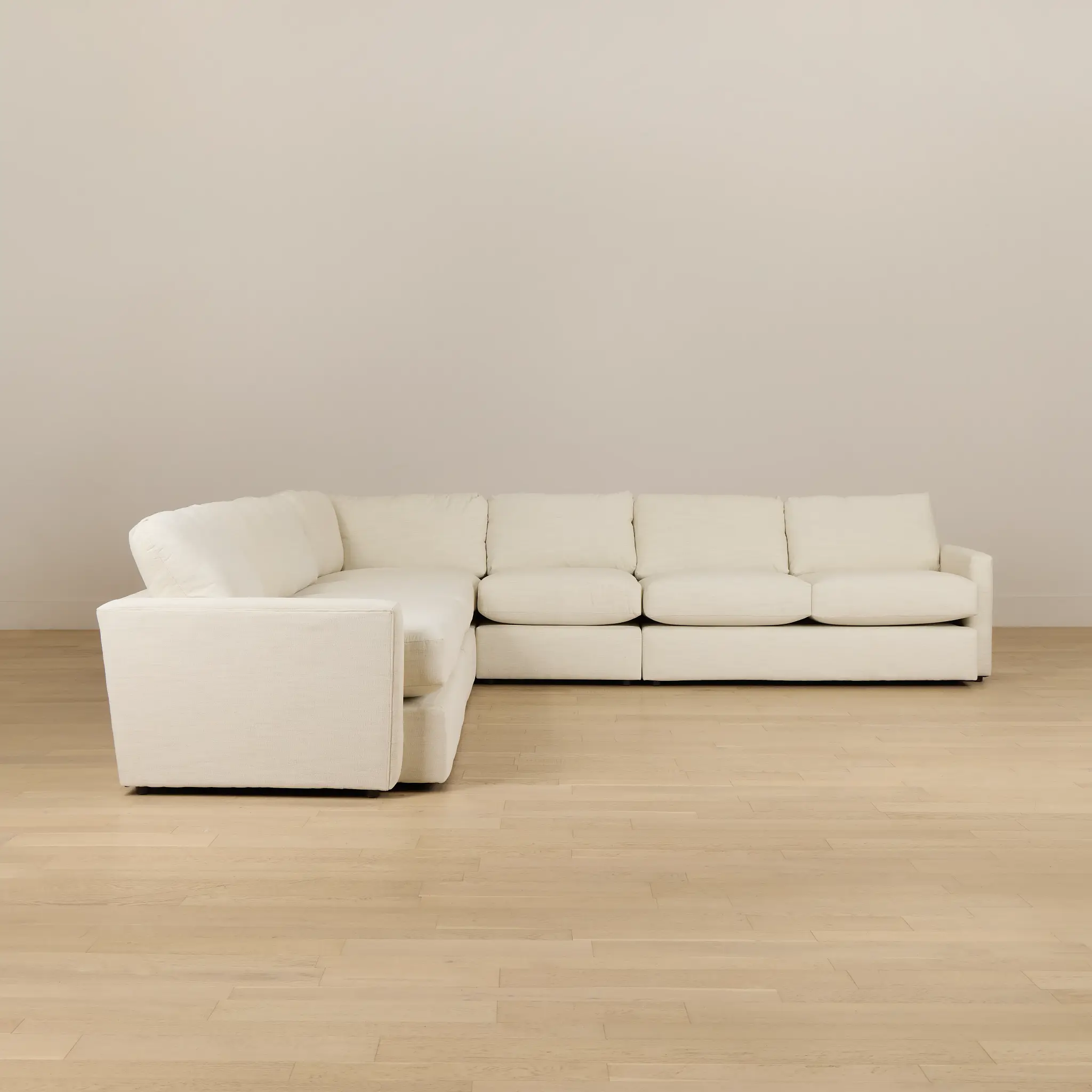 Noah Ivory Fabric Large Two-arm Sectional Noah Ivory Fabric Large Two-arm Sectional