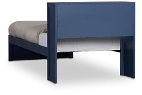 Charleston Dark Blue Bookcase Bed