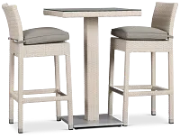 Bahia Gray 27" Pub Table & 2 Barstools