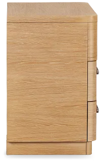 Malibu Light Tone Wood Nightstand