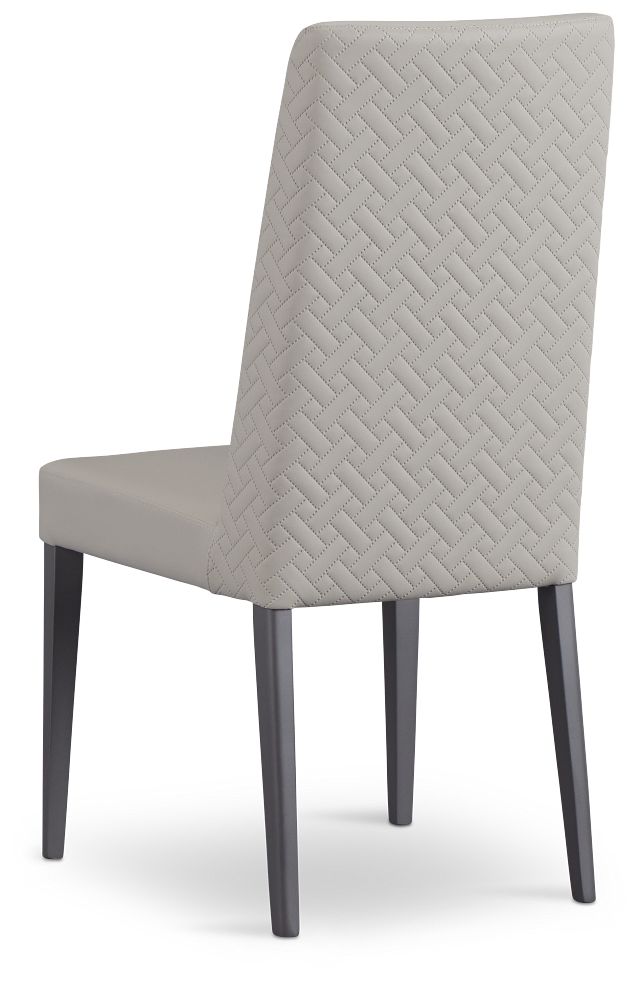 Oslo Light Gray Upholstered Side Chair