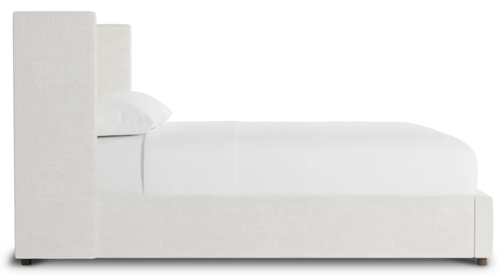 Captiva Maguire Ivory 48" Upholstered Shelter Bed Captiva Maguire Ivory 48" Upholstered Shelter Bed