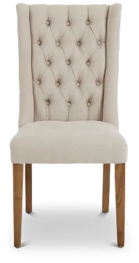 Camilla Beige Upholstered Side Chair