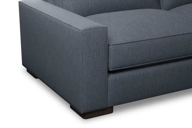 Edgewater Victory Dark Blue 84" Sofa W/ 2 Cushions