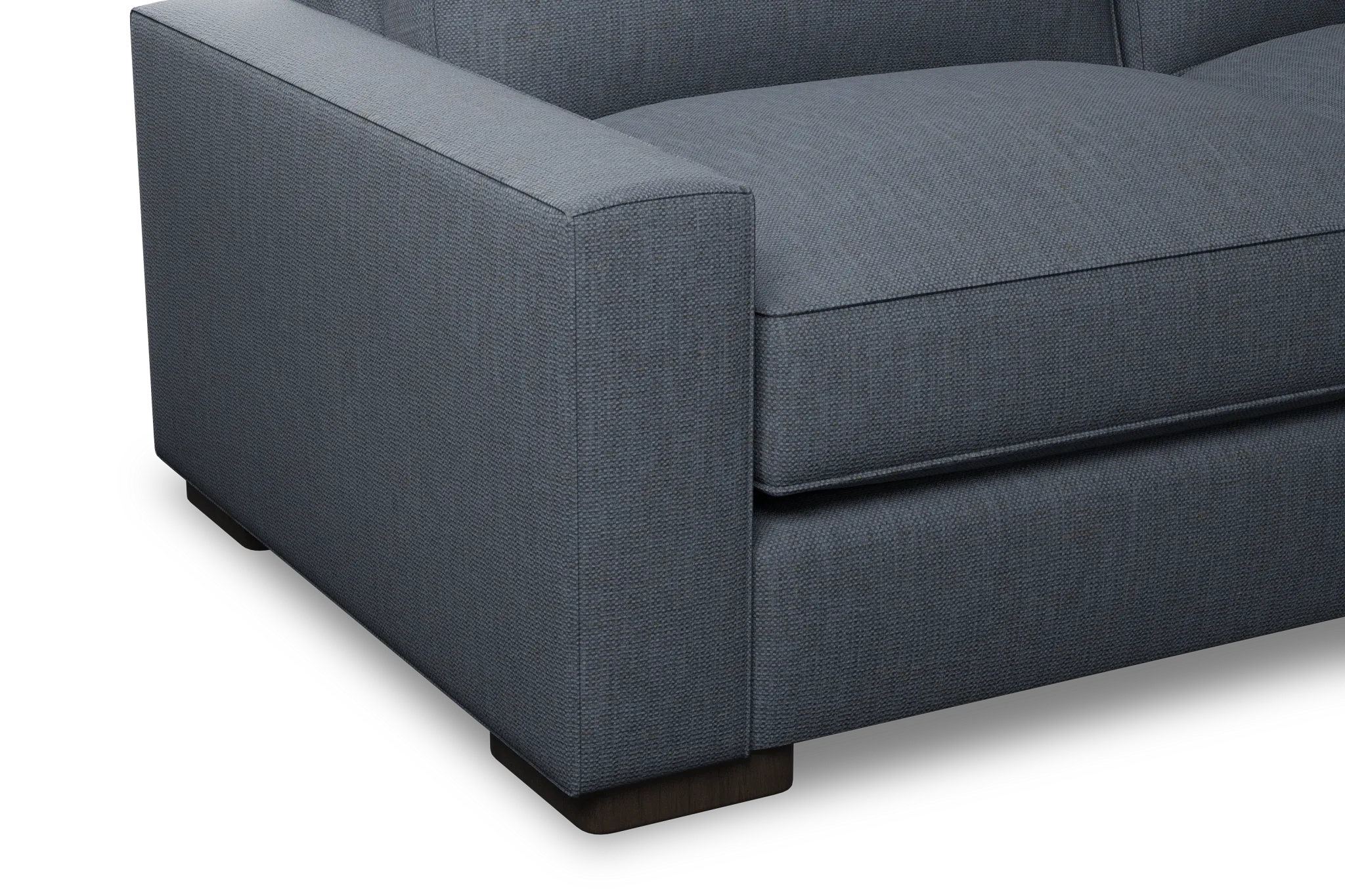 Edgewater Victory Dark Blue 84" Sofa W/ 2 Cushions