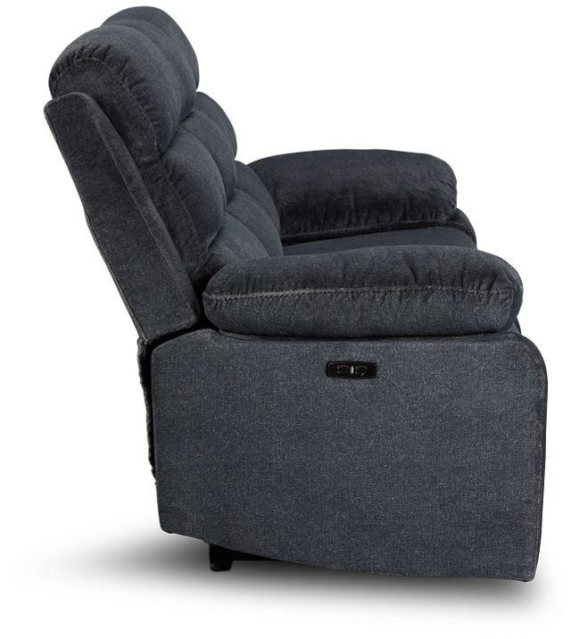 Orion Dark Gray Fabric Power Reclining Sofa