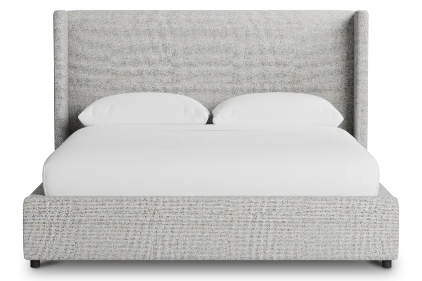 Captiva Natural Beauty Gray 48" Upholstered Shelter Bed Captiva Natural Beauty Gray 48" Upholstered Shelter Bed