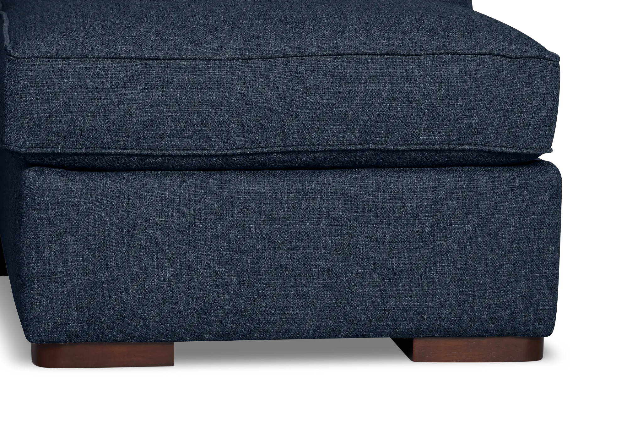 Sinclair Dark Blue Fabric Right Chaise Sectional
