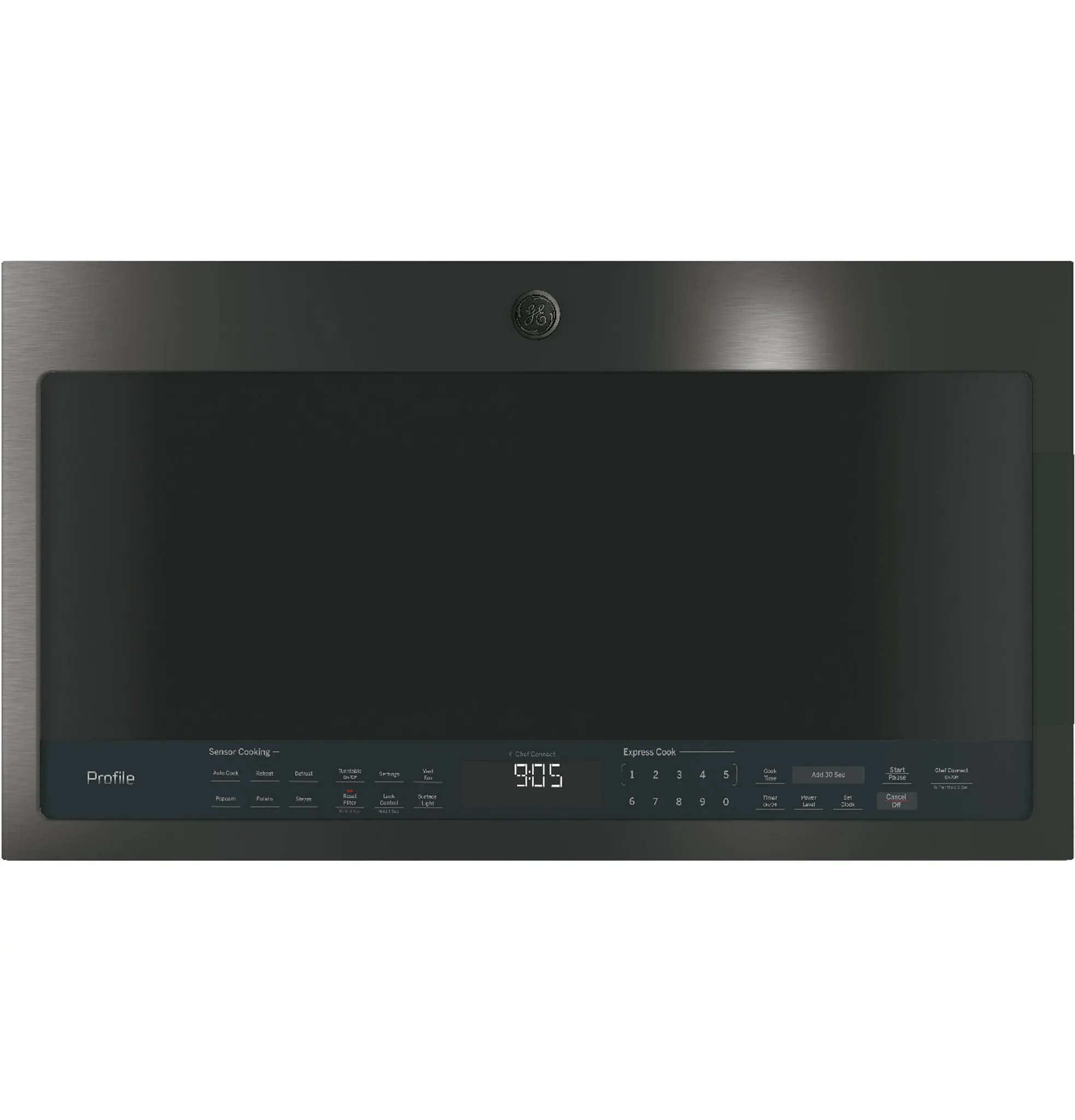 Ge Profile 9005 Series Black Stnl Steel Over-the-range Microwave