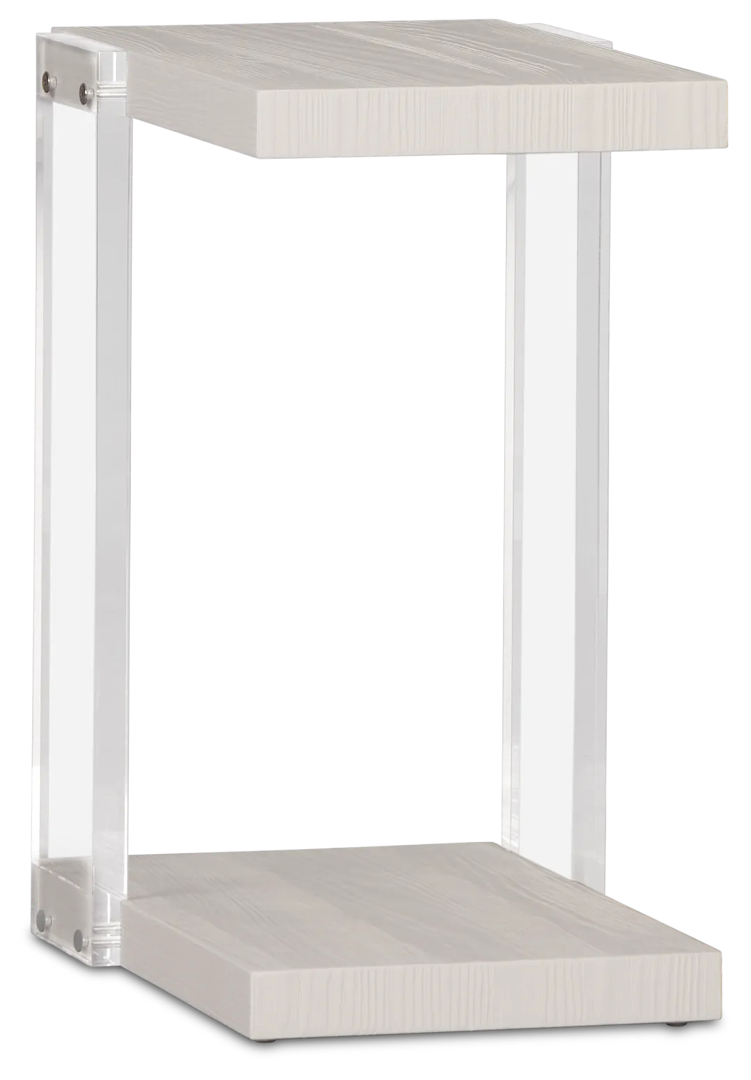 Gables White Rect Accent Table