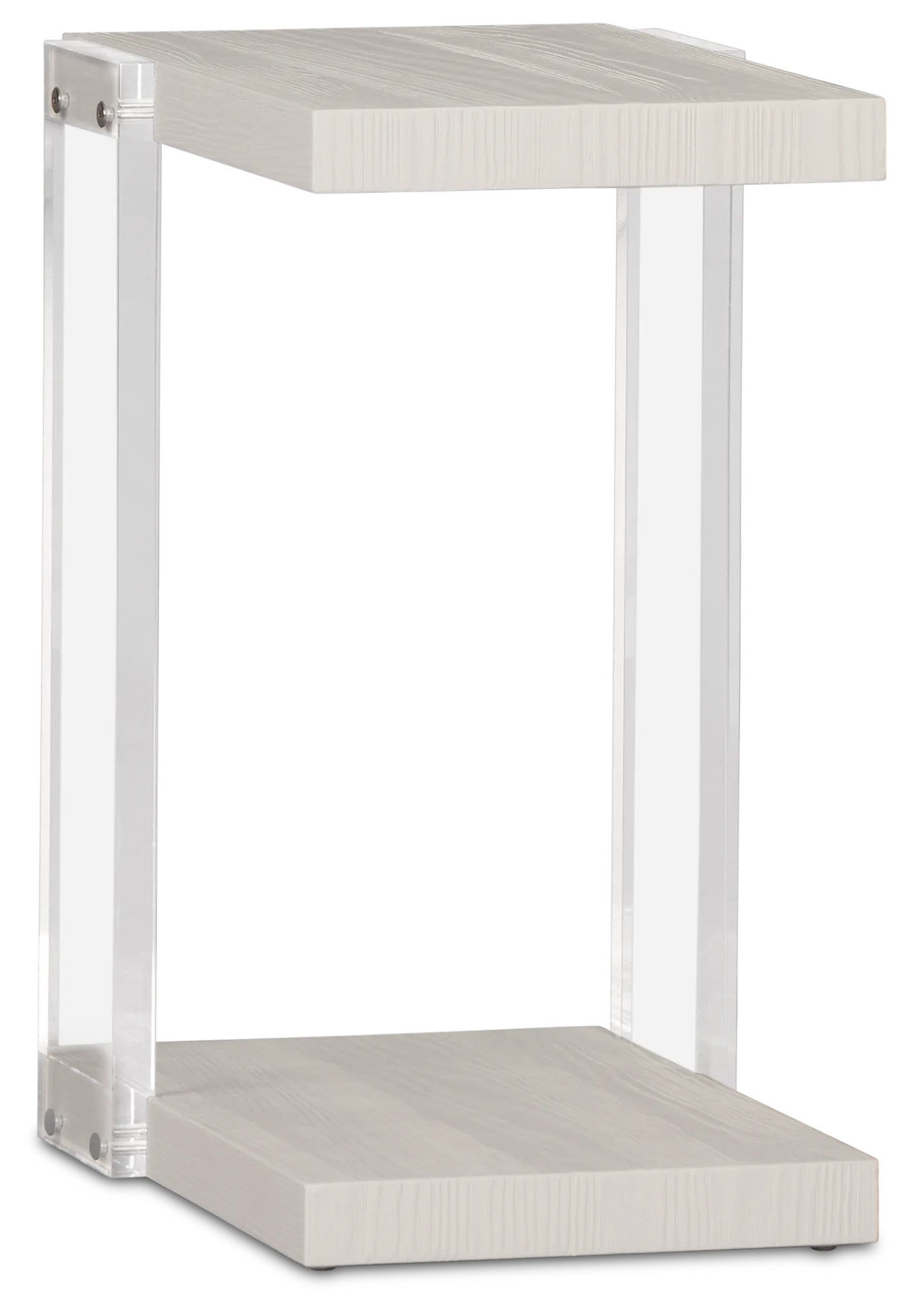 Gables White Rect Accent Table