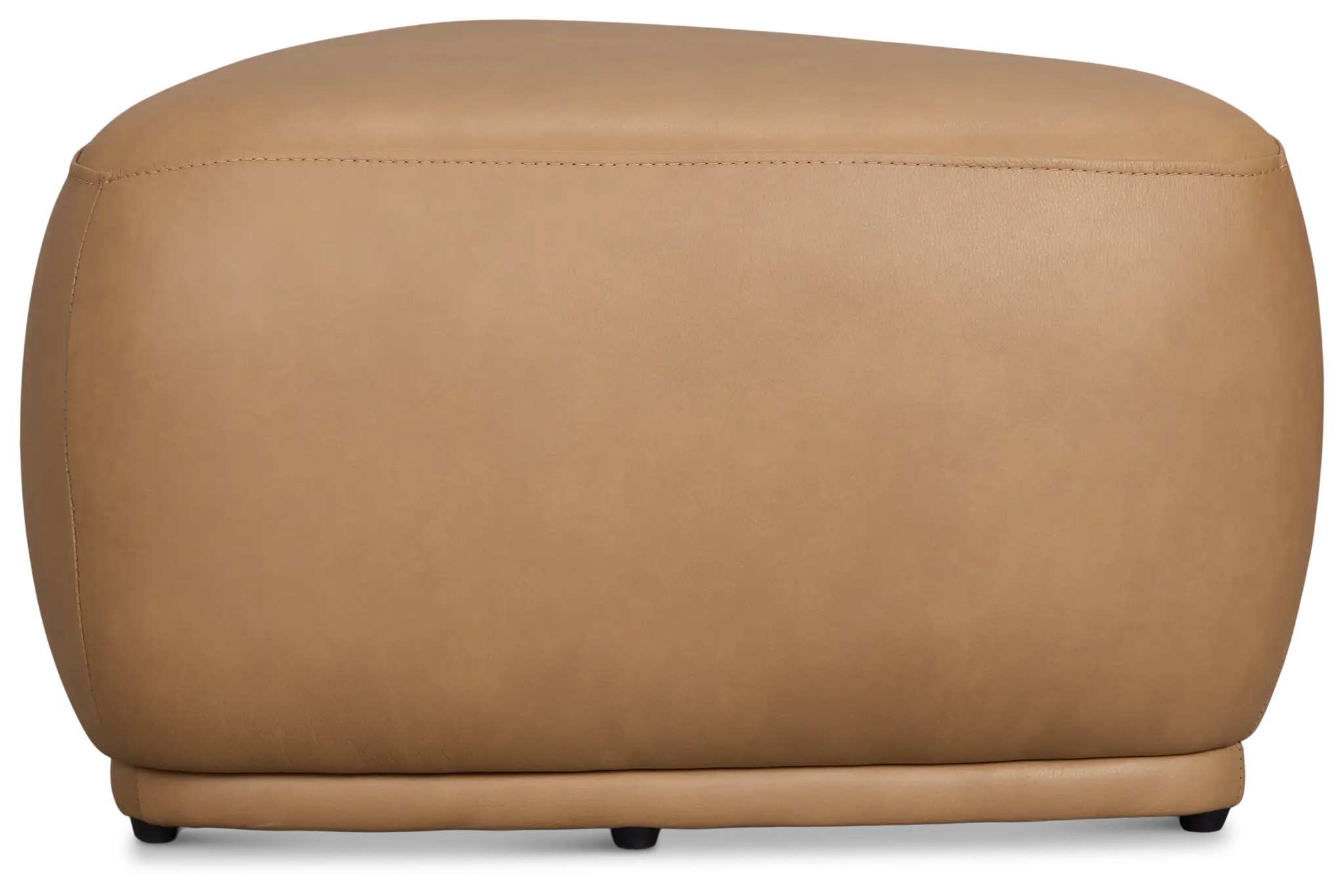 Jovi Brown Leather Small Accent Ottoman Jovi Brown Leather Small Accent Ottoman