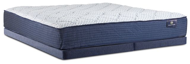 Serta Serene Sky Plush Low-profile Mattress Set