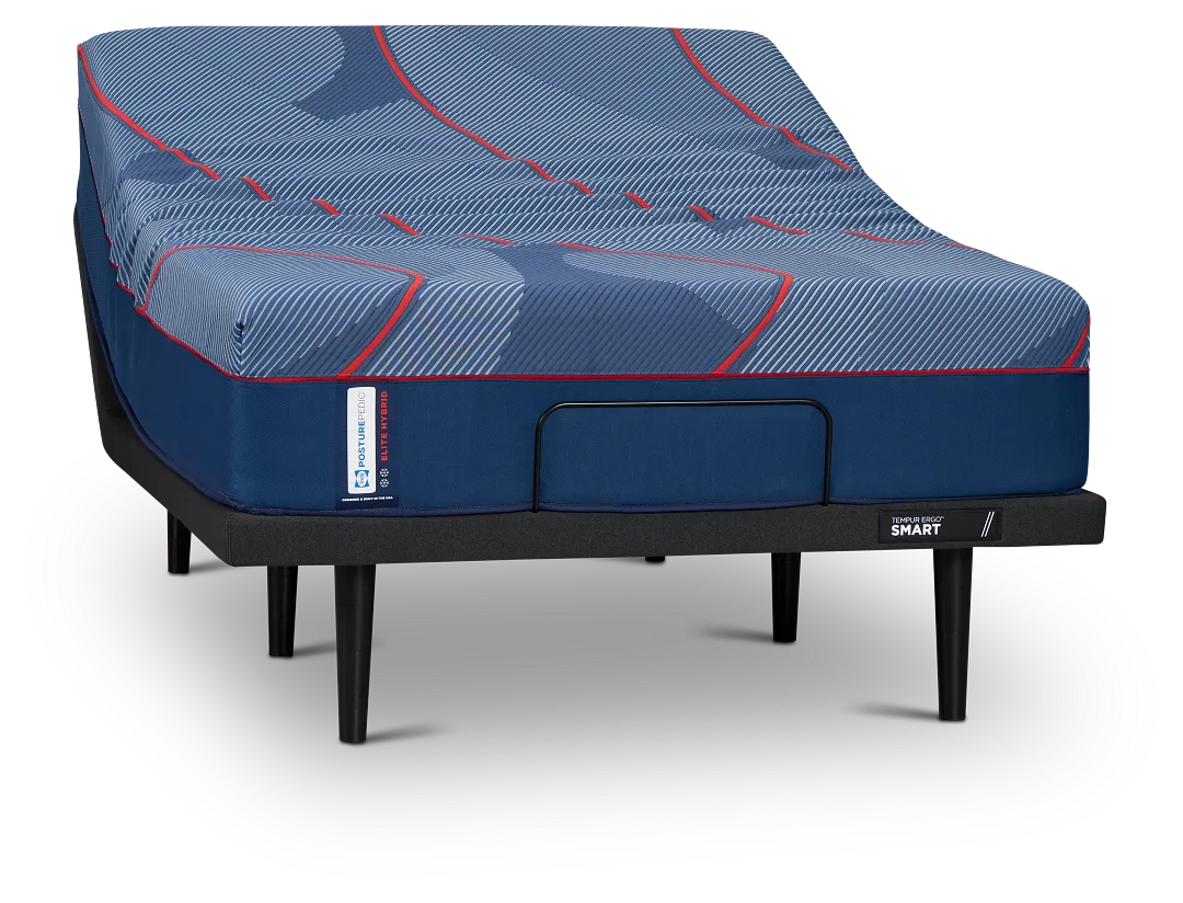 Posturepedic High Point Elite Hybrid 14" Soft Ergo Smart Adjustable Mattress Set