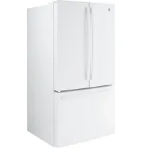 Ge 27 Series White French Door Refrigerator