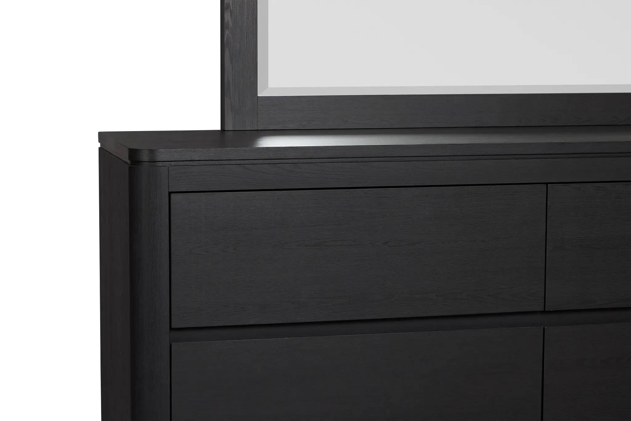 Emory Black Dresser & Mirror Emory Black Dresser & Mirror