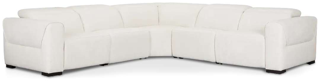 Ellis Light Beige Fabric Small Two-arm Power Reclining Sectional Ellis Light Beige Fabric Small Two-arm Power Reclining Sectional