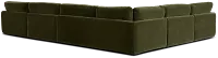 Jules Green Velvet 6-piece Modular Sectional